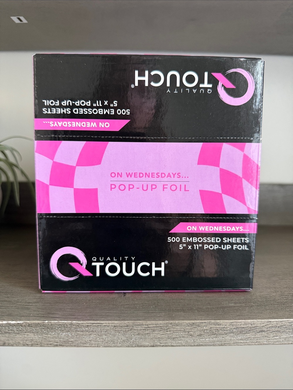 On Wednesdays Pink Pop-Up Foil Embossed Sheets by quality touch